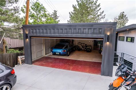 container metal shed garage house|40 ft container garage.